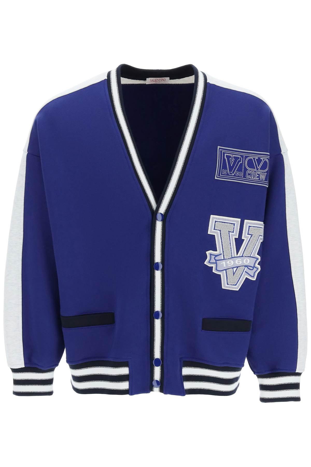 Valentino v crew  jersey cardigan