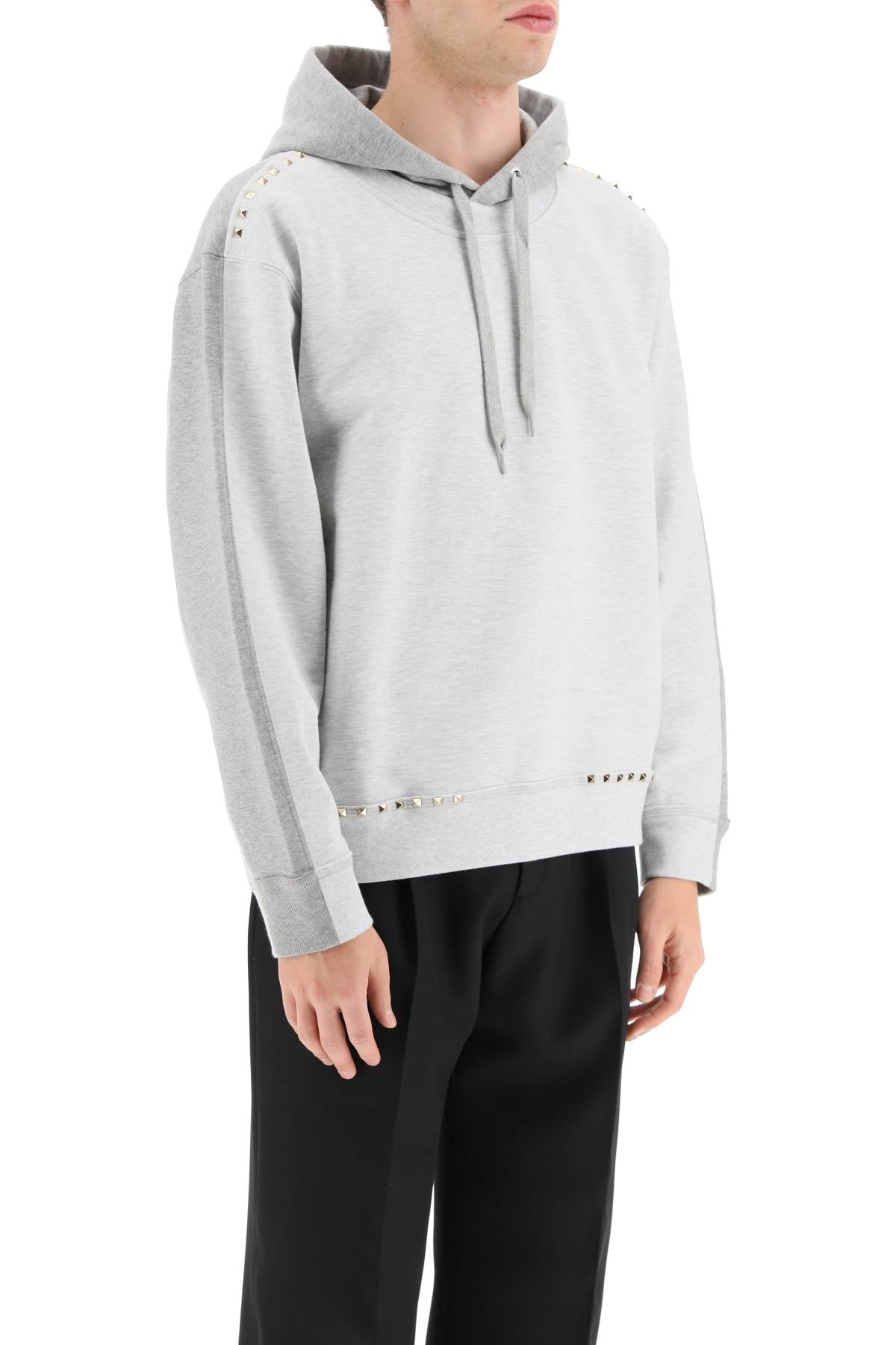 Valentino rockstud untitled studs hoodie