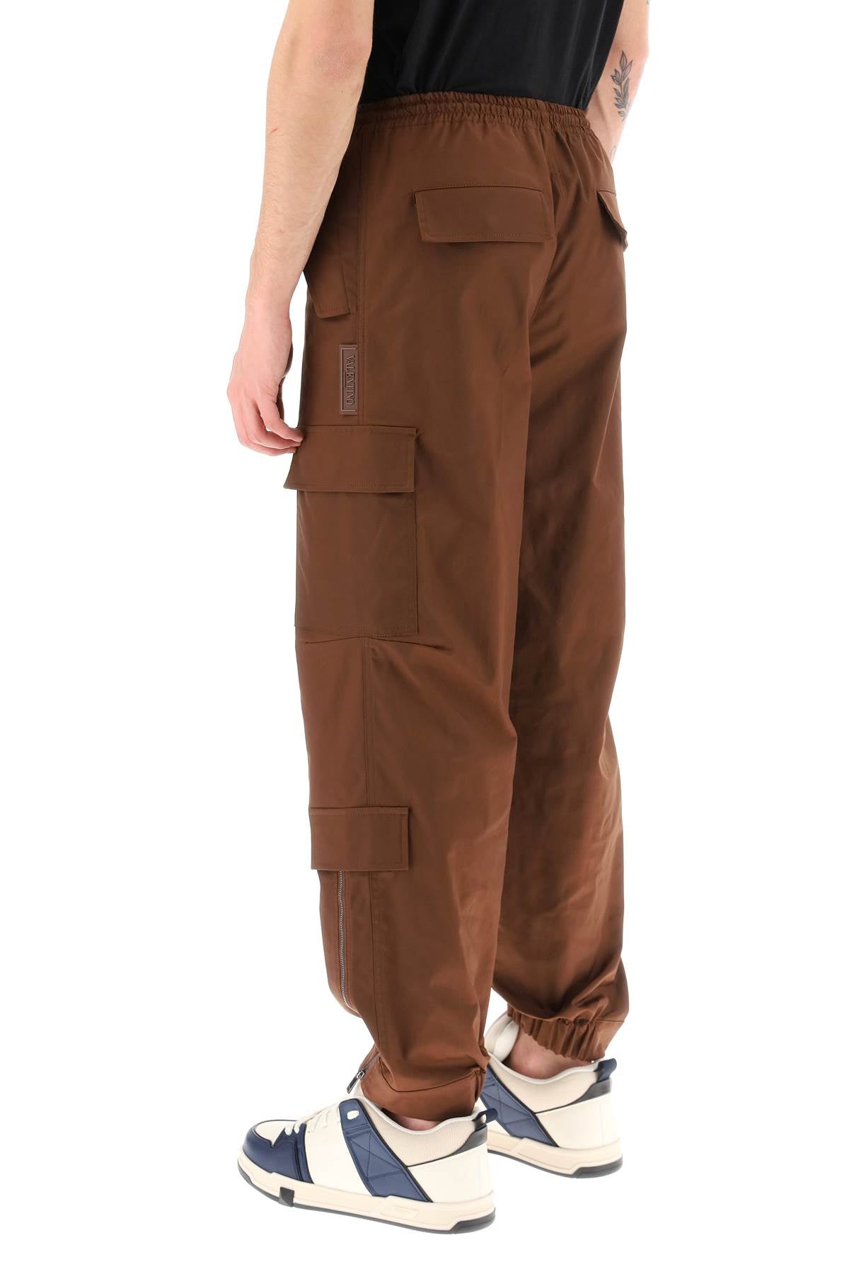 Valentino cargo pants with zippered ankle