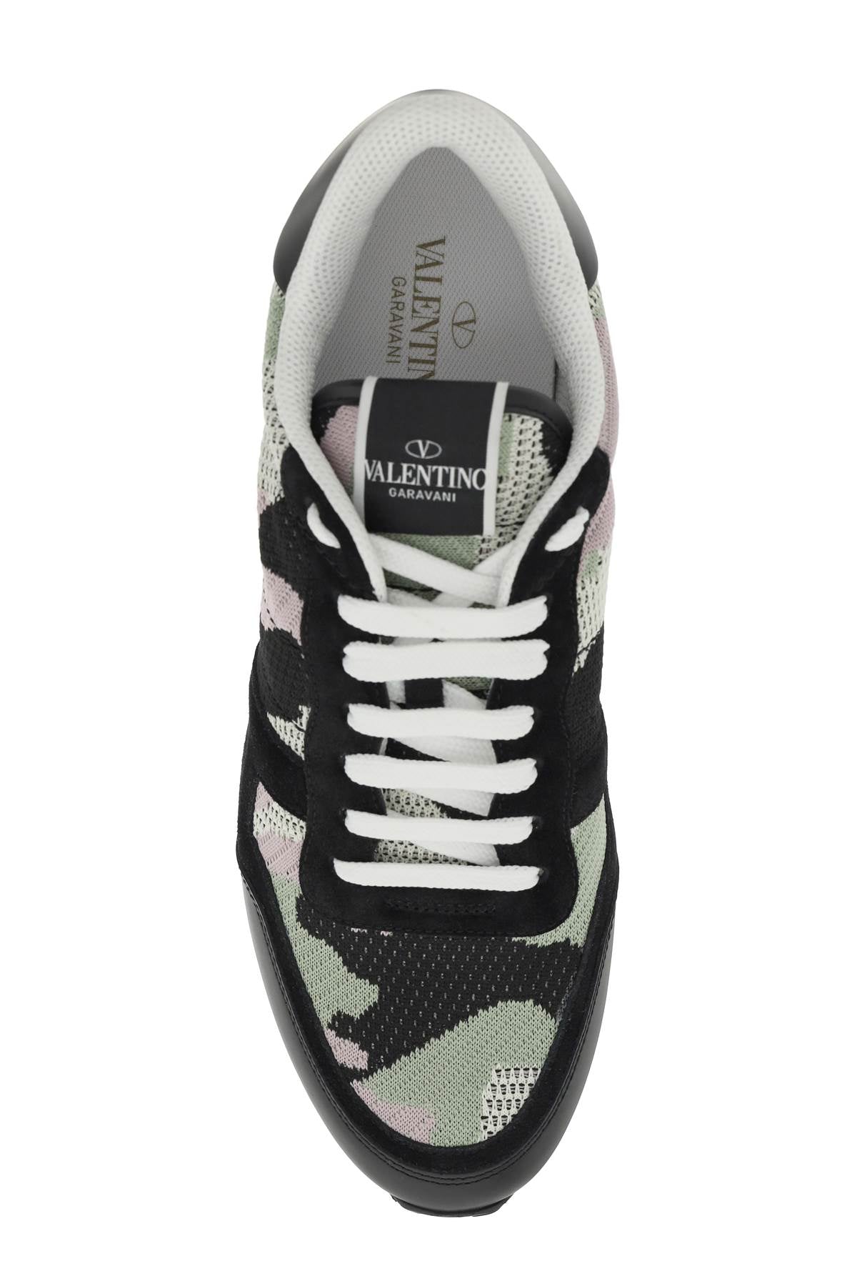 Valentino garavani rockrunner camouflage sneakers