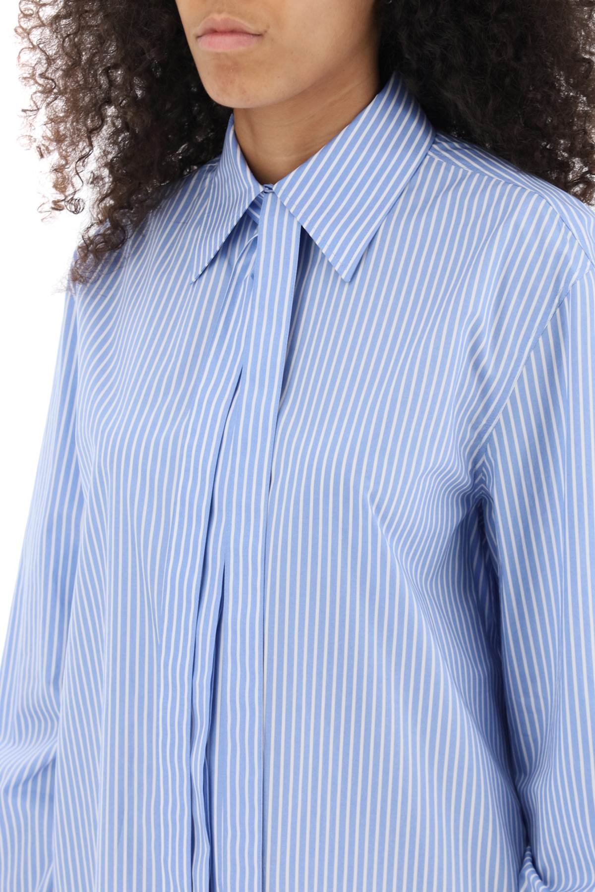 Valentino garavani striped poplin shirt