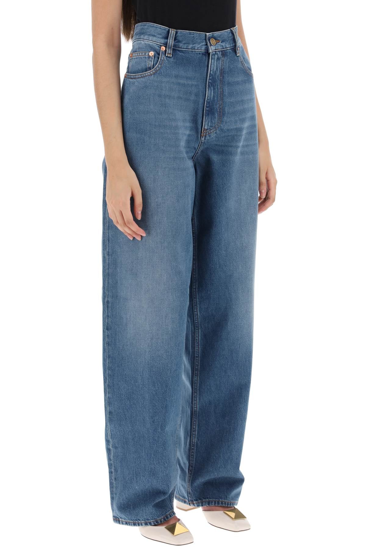 Valentino garavani loose jeans with straight cut