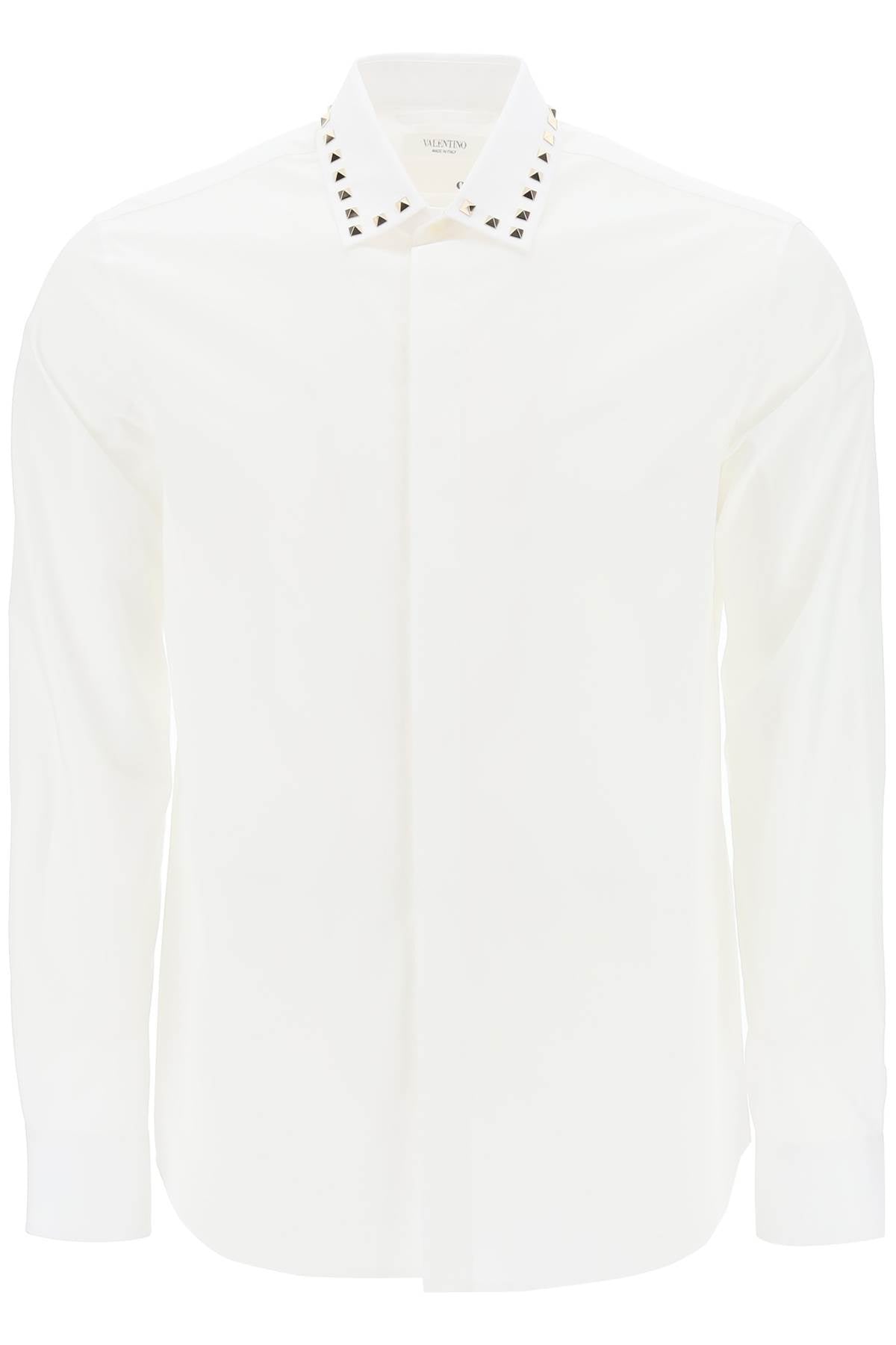 Valentino garavani shirt with rockstud untitled studs