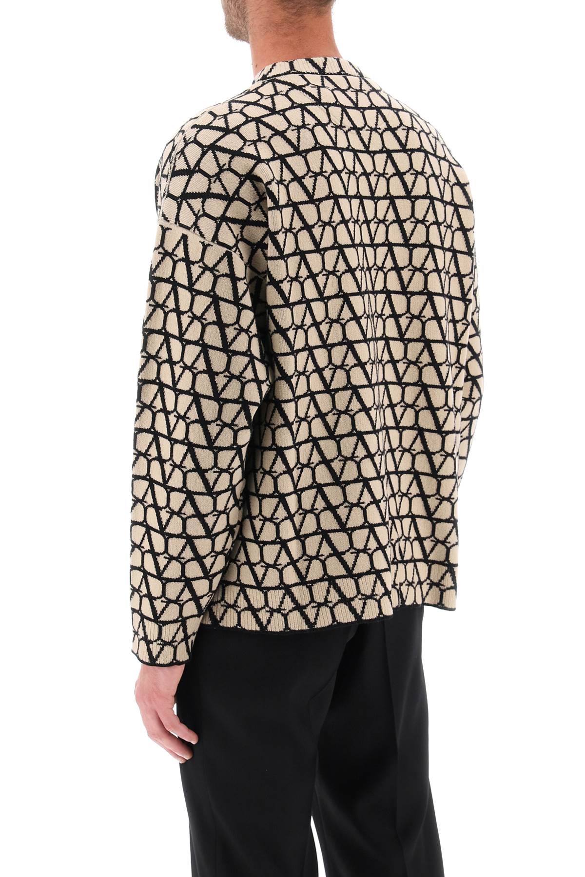 Valentino garavani toile iconographe wool sweater