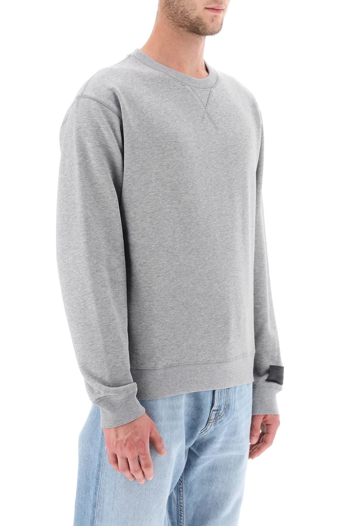 Valentino garavani melange cotton sweatshirt