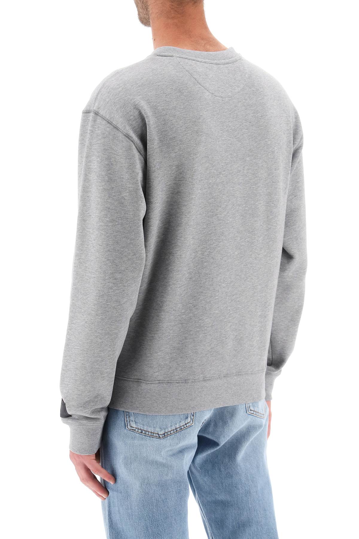 Valentino garavani melange cotton sweatshirt