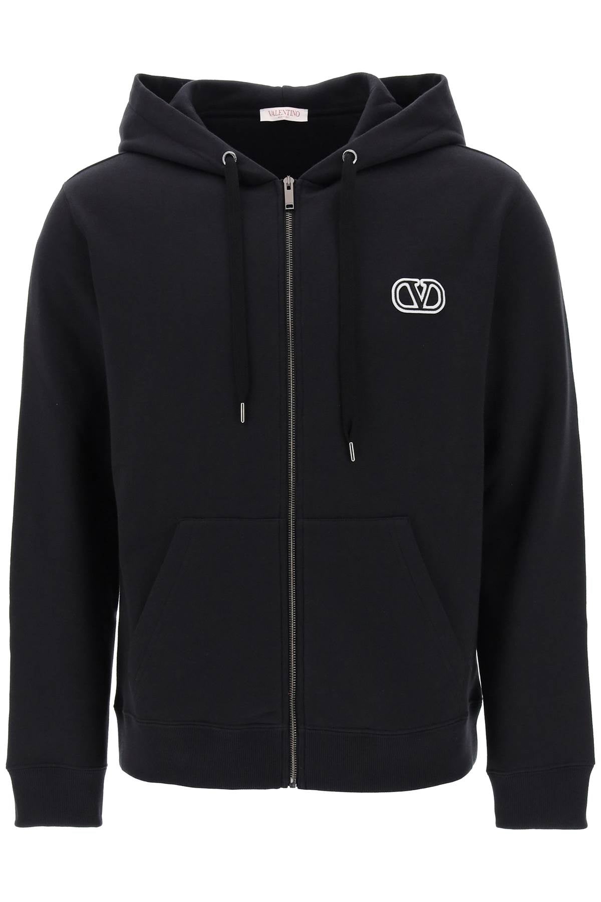 Valentino garavani vlogo full zip hoodie