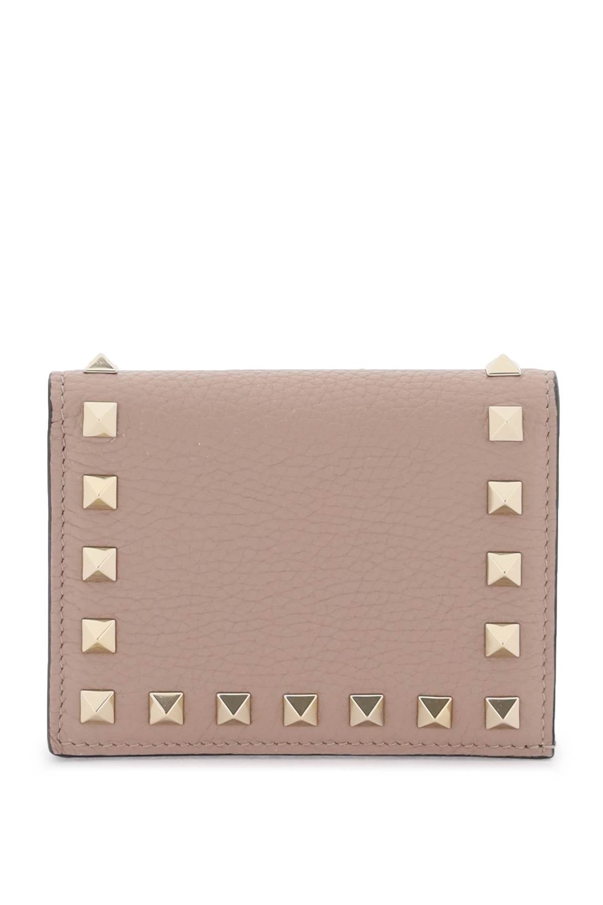 Valentino garavani rockstud leather small wallet