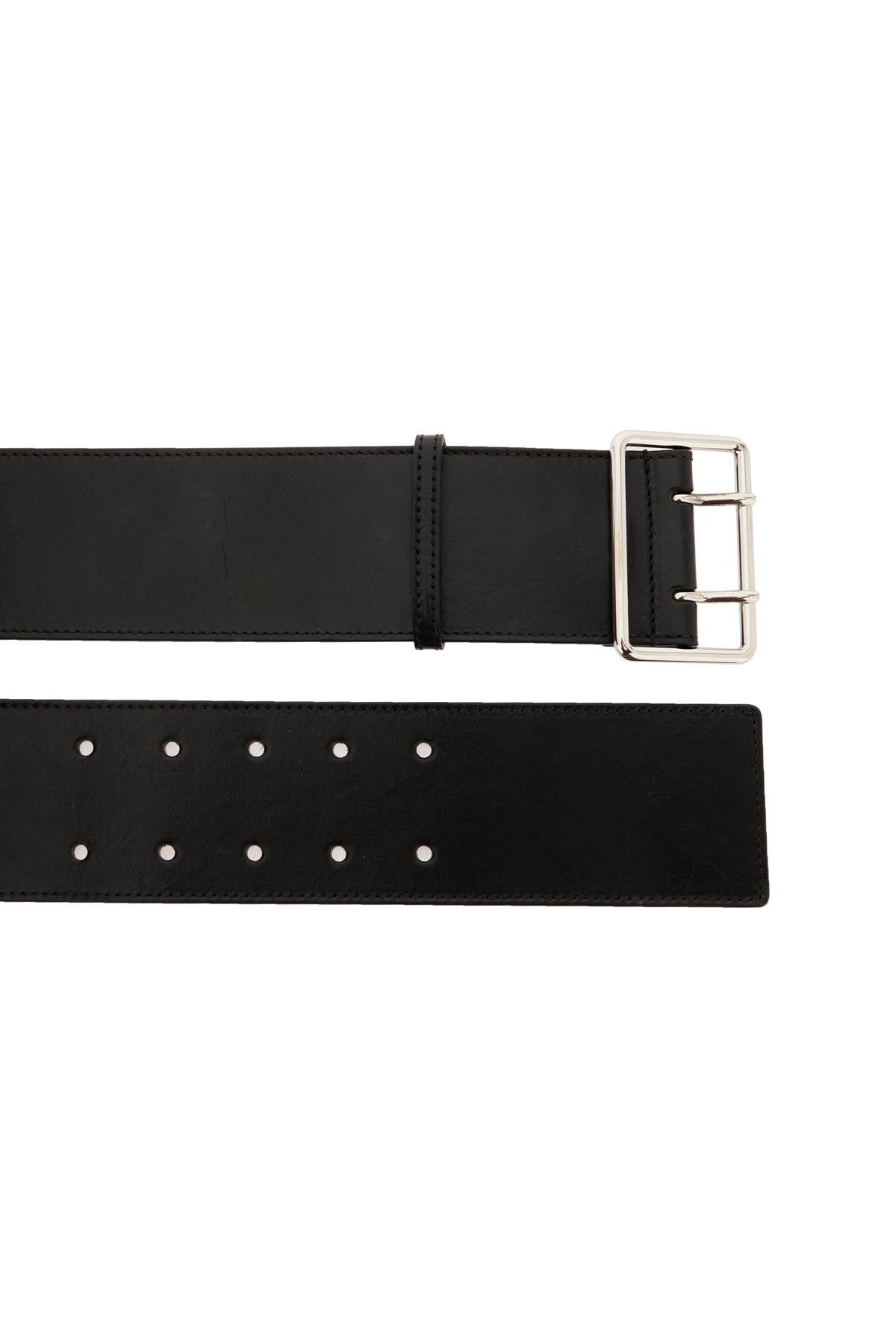 Alexander mcqueen leather military belt