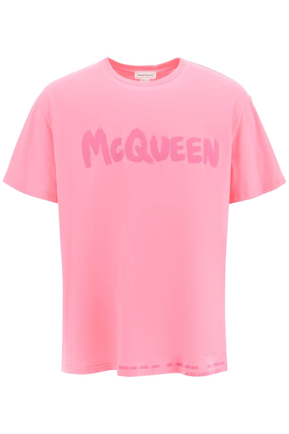 Alexander mcqueen mcqueen graffiti oversized t-shirt