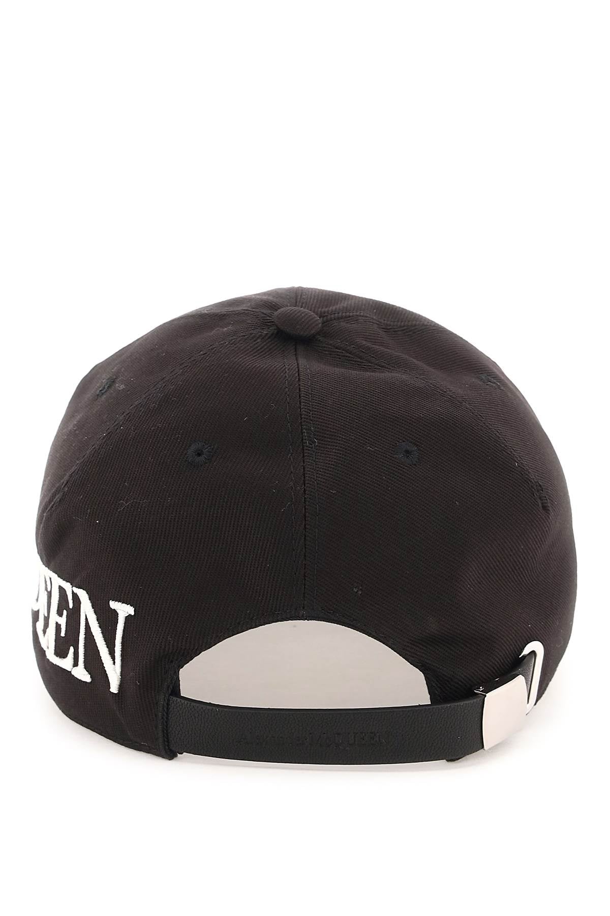 Alexander mcqueen baseball hat with oversized logo