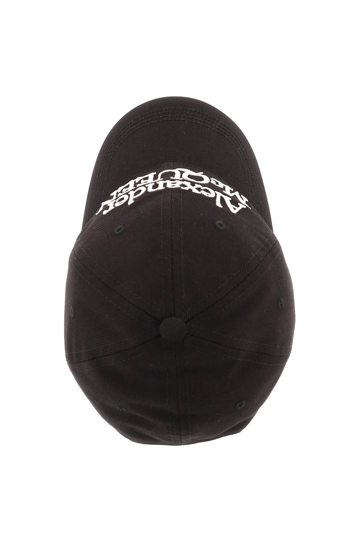 Alexander mcqueen baseball cap with embroidery