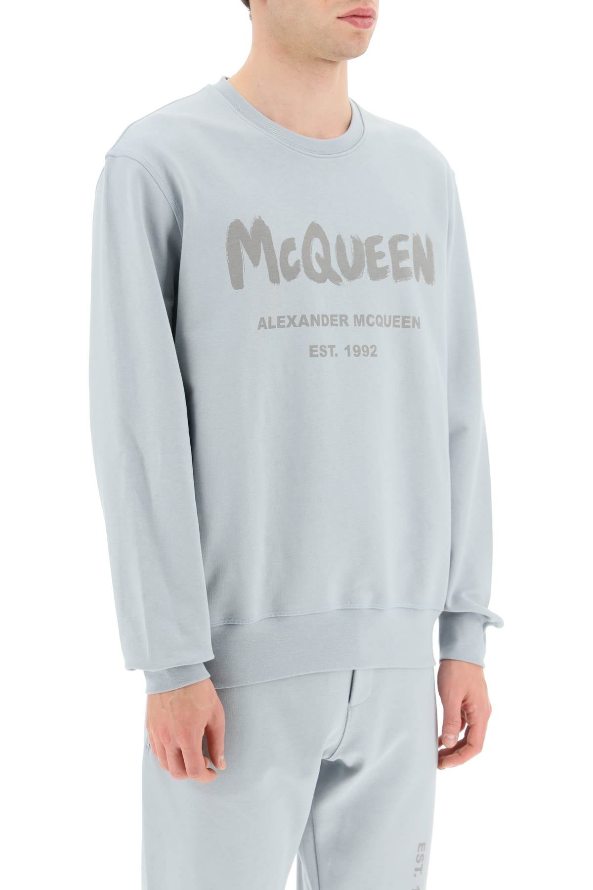 Alexander mcqueen graffiti sweatshirt