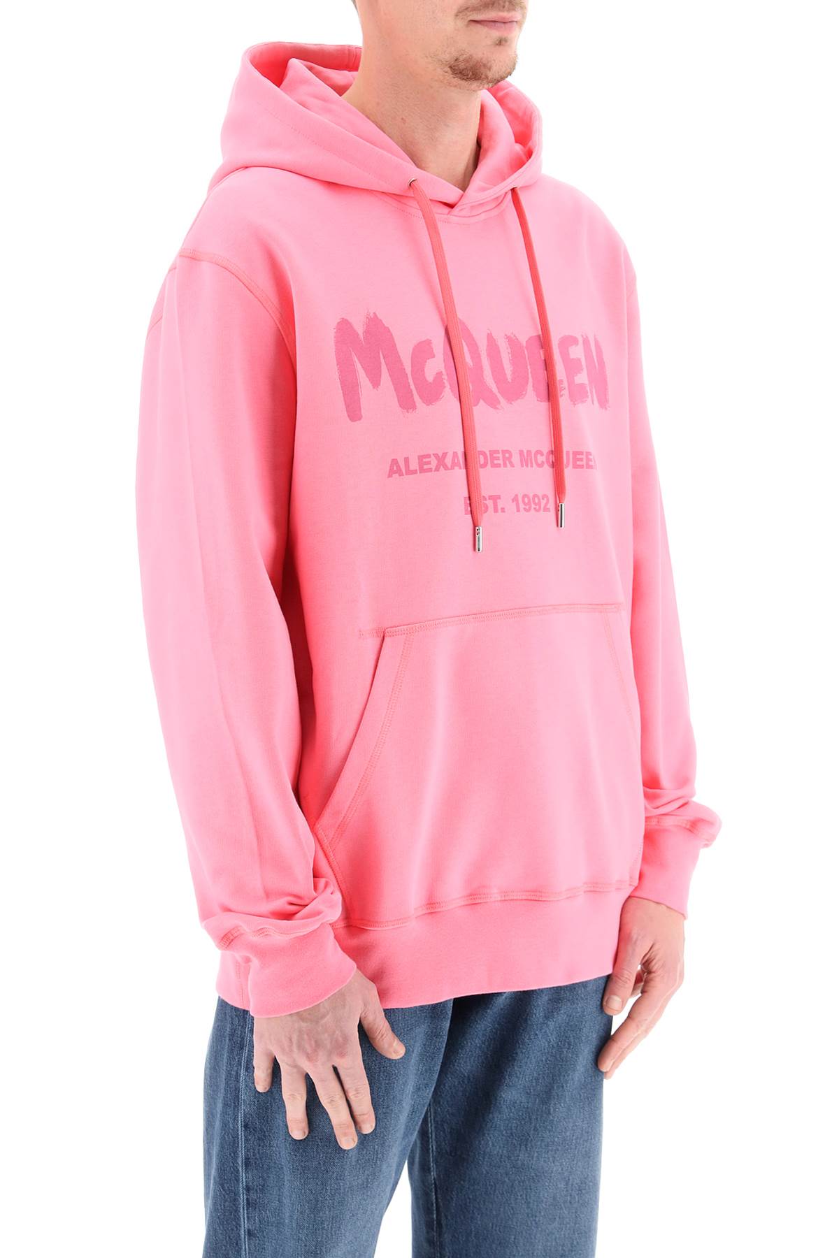 Alexander mcqueen mcqueen graffiti hoodie