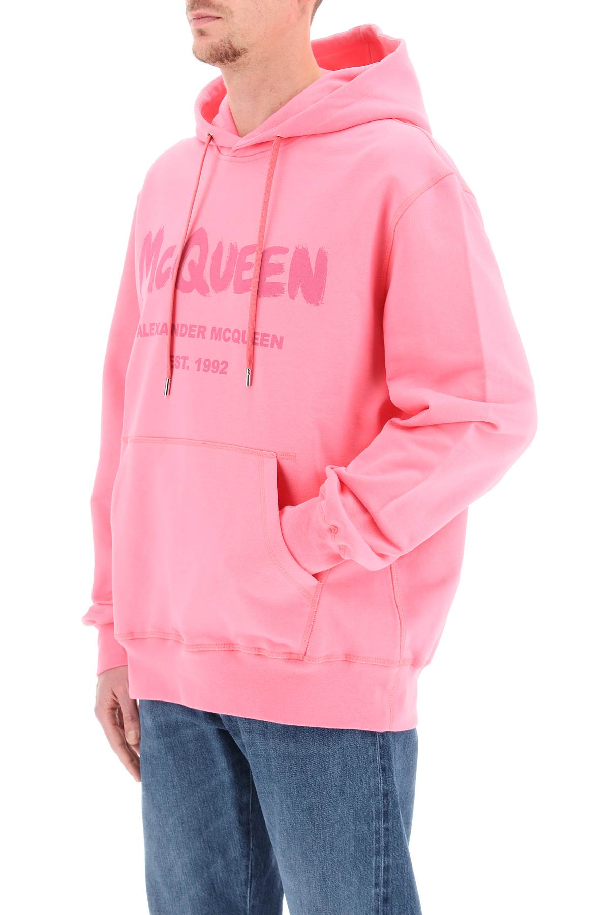 Alexander mcqueen mcqueen graffiti hoodie