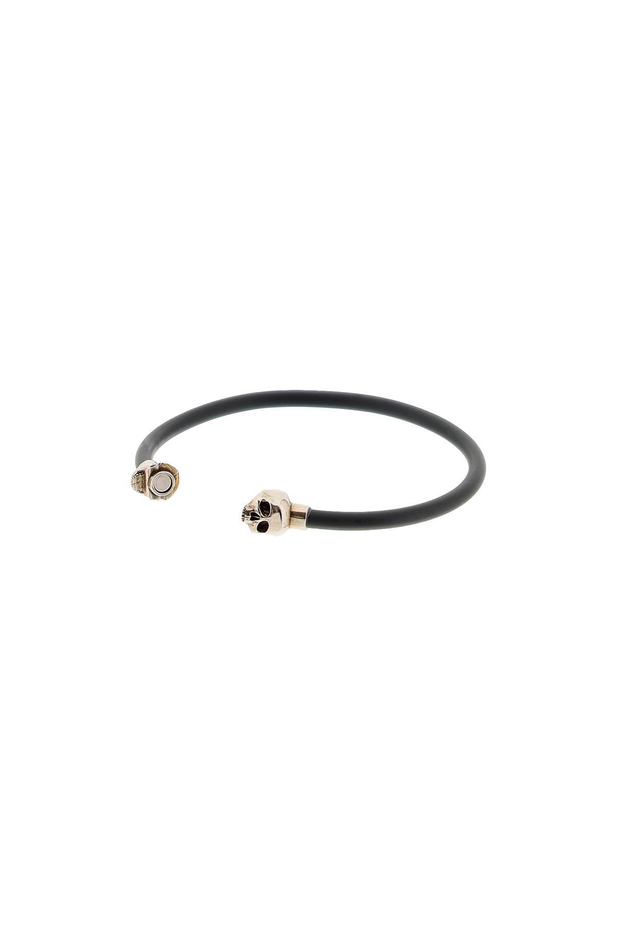 Alexander mcqueen skull rubber bracelet