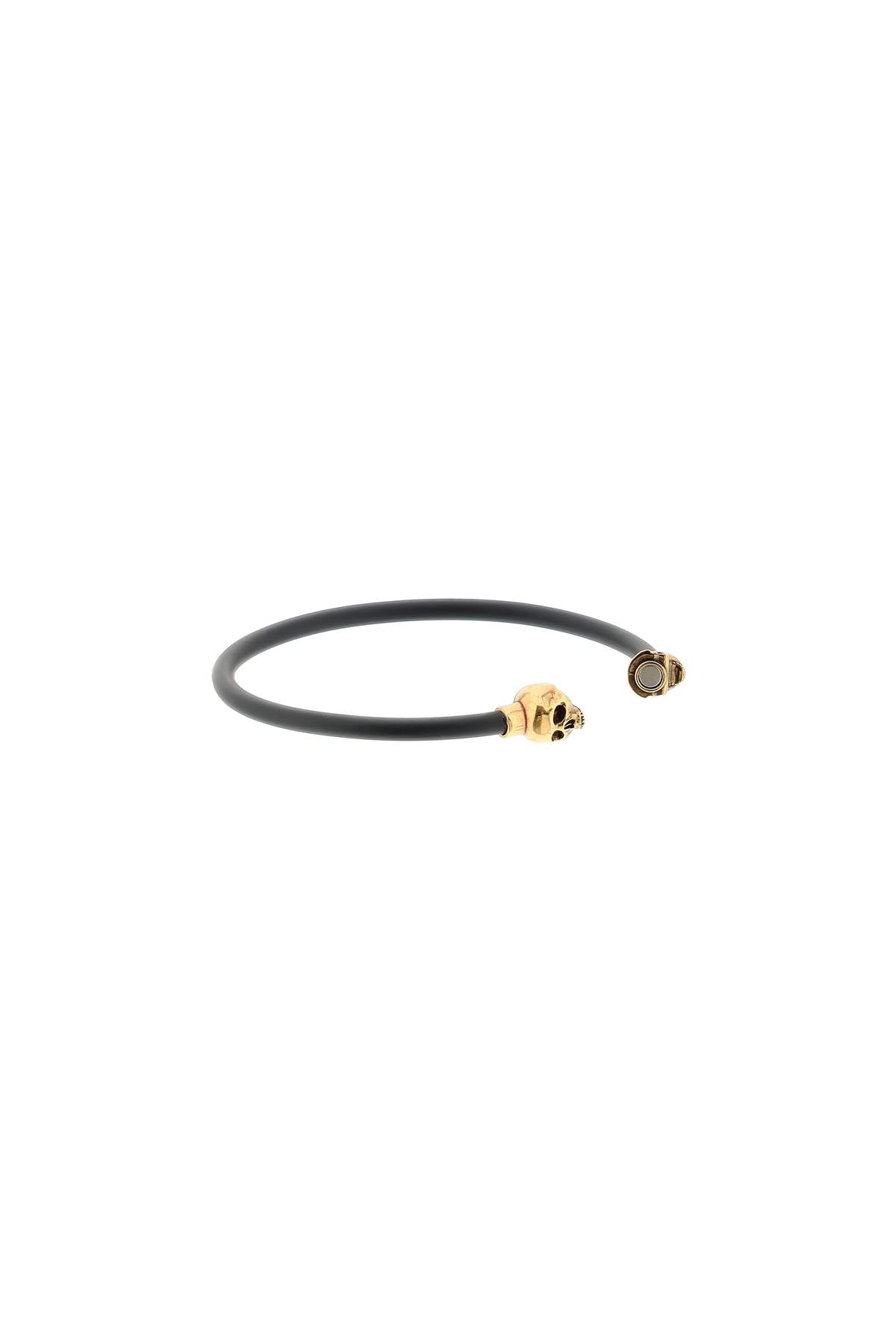 Alexander mcqueen skull rubber bracelet