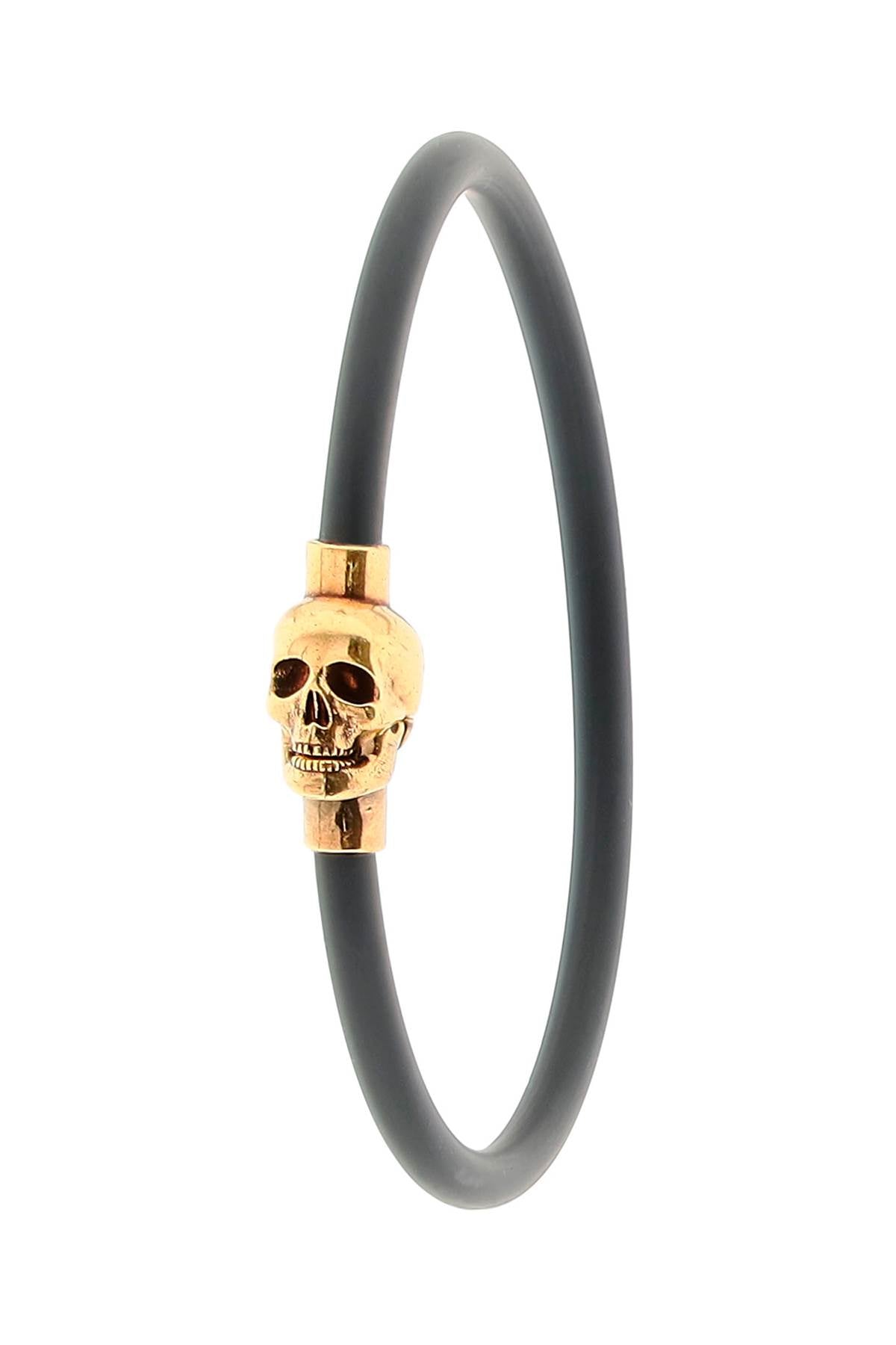 Alexander mcqueen skull rubber bracelet