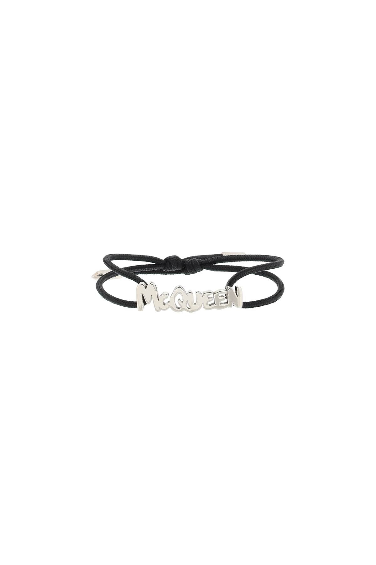 Alexander mcqueen mcqueen graffiti cotton bracelet