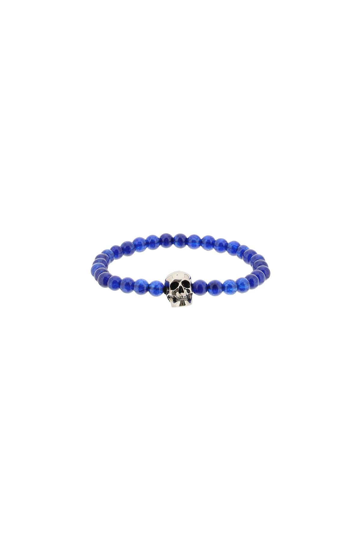 Alexander mcqueen skull bracelet with pearls