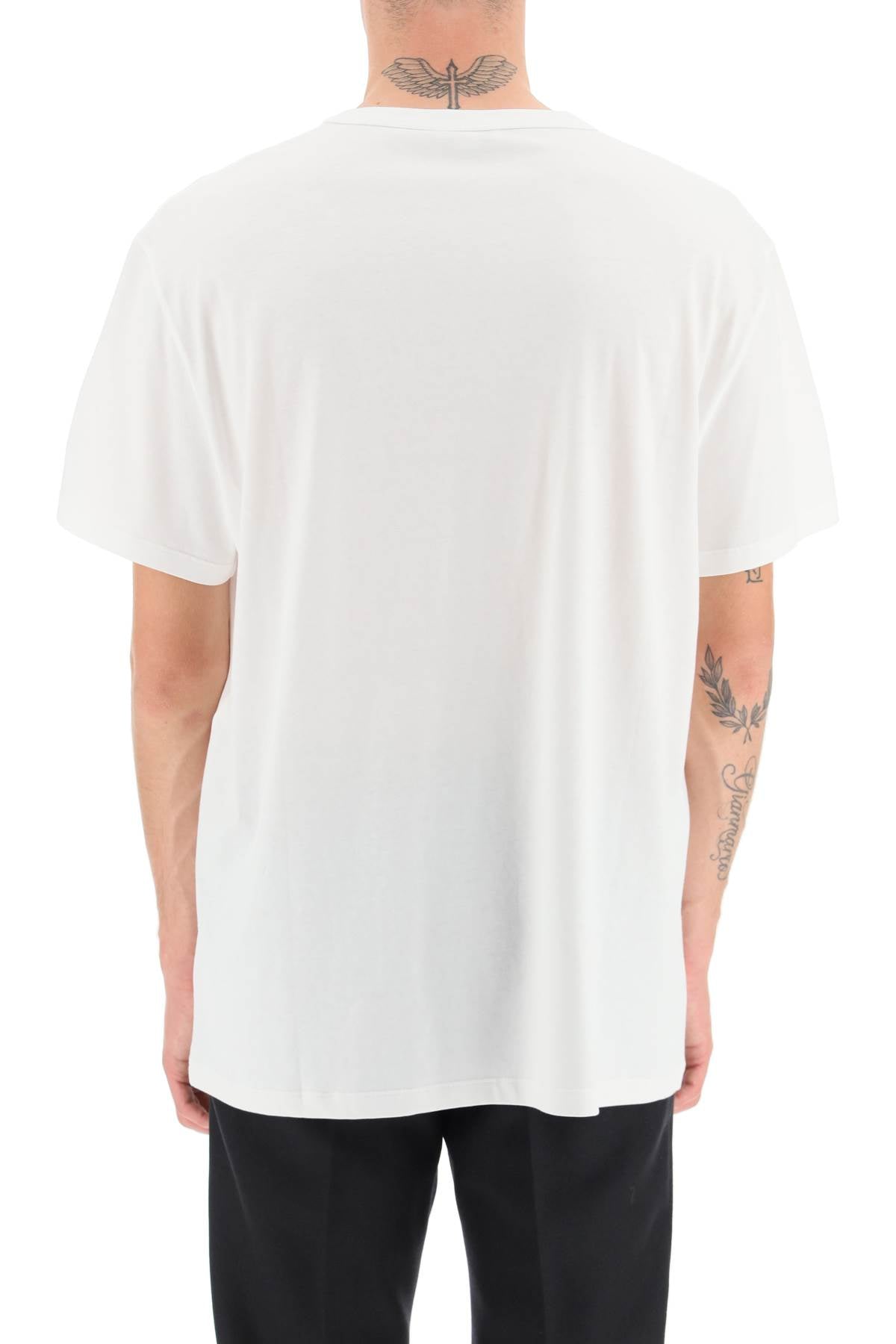 Alexander mcqueen mcqueen logo stamp t-shirt