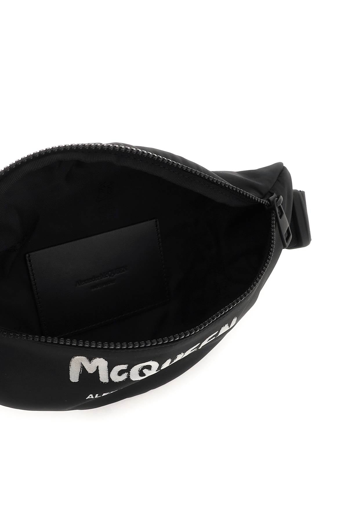 Alexander mcqueen graffiti nylon beltpack