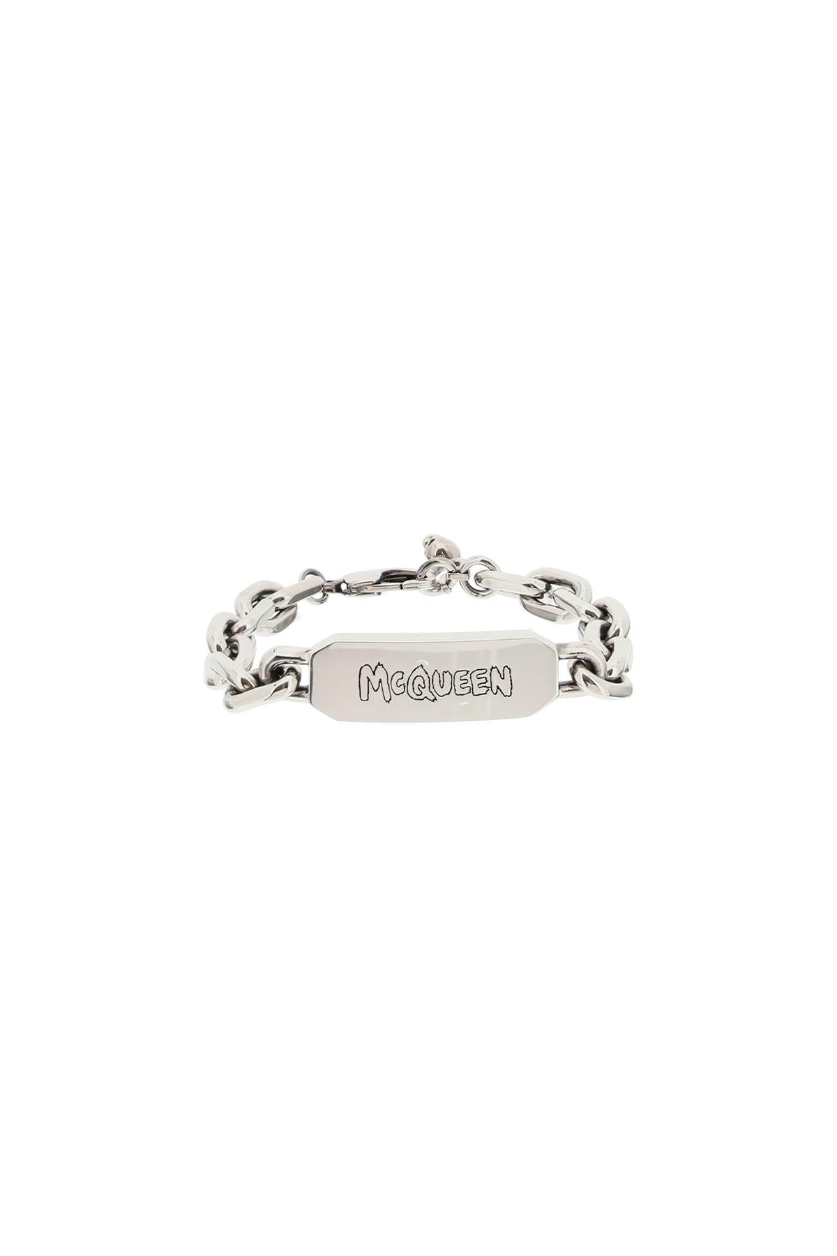 Alexander mcqueen graffiti tag bracelet