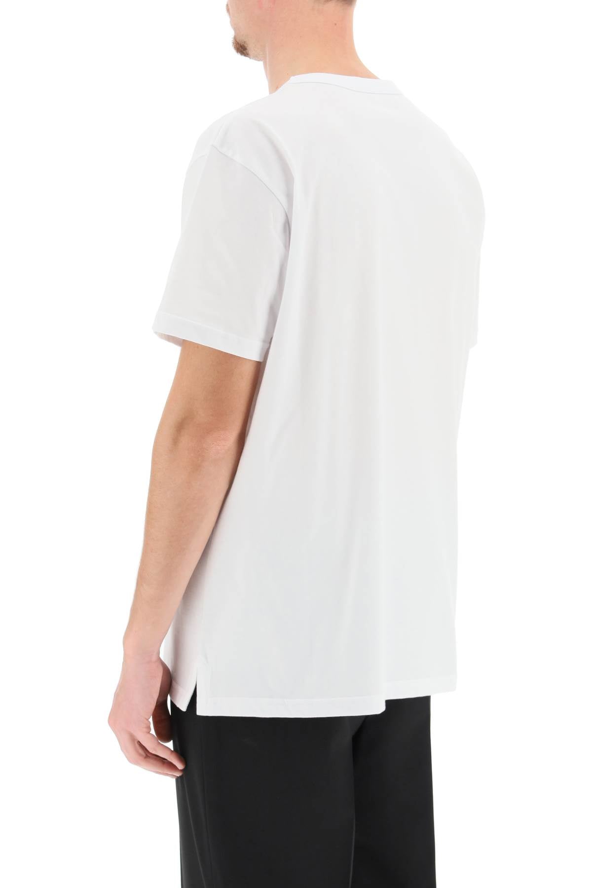 Alexander mcqueen logo embroidered t-shirt