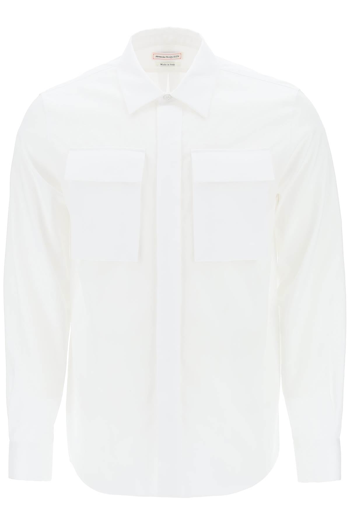 Alexander mcqueen regular shirt in poplin