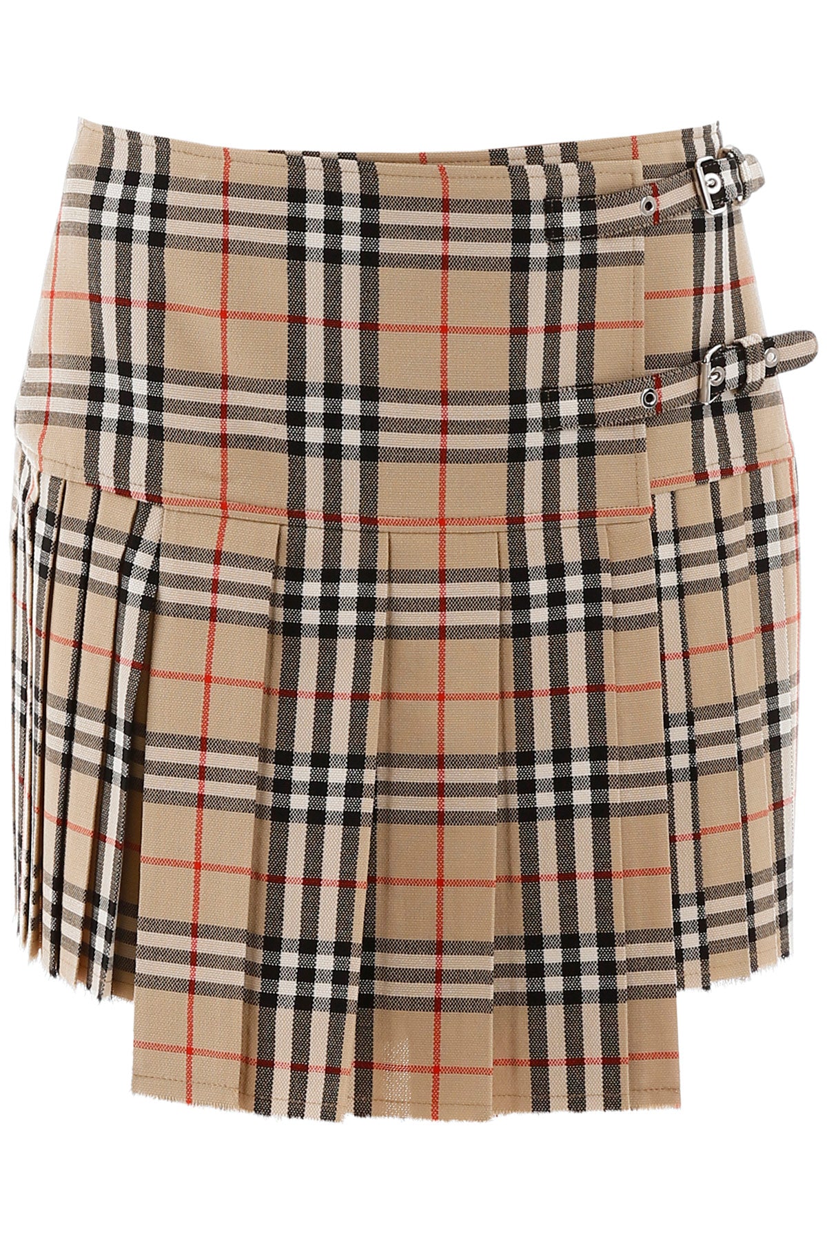 Burberry vintage check wool kilt