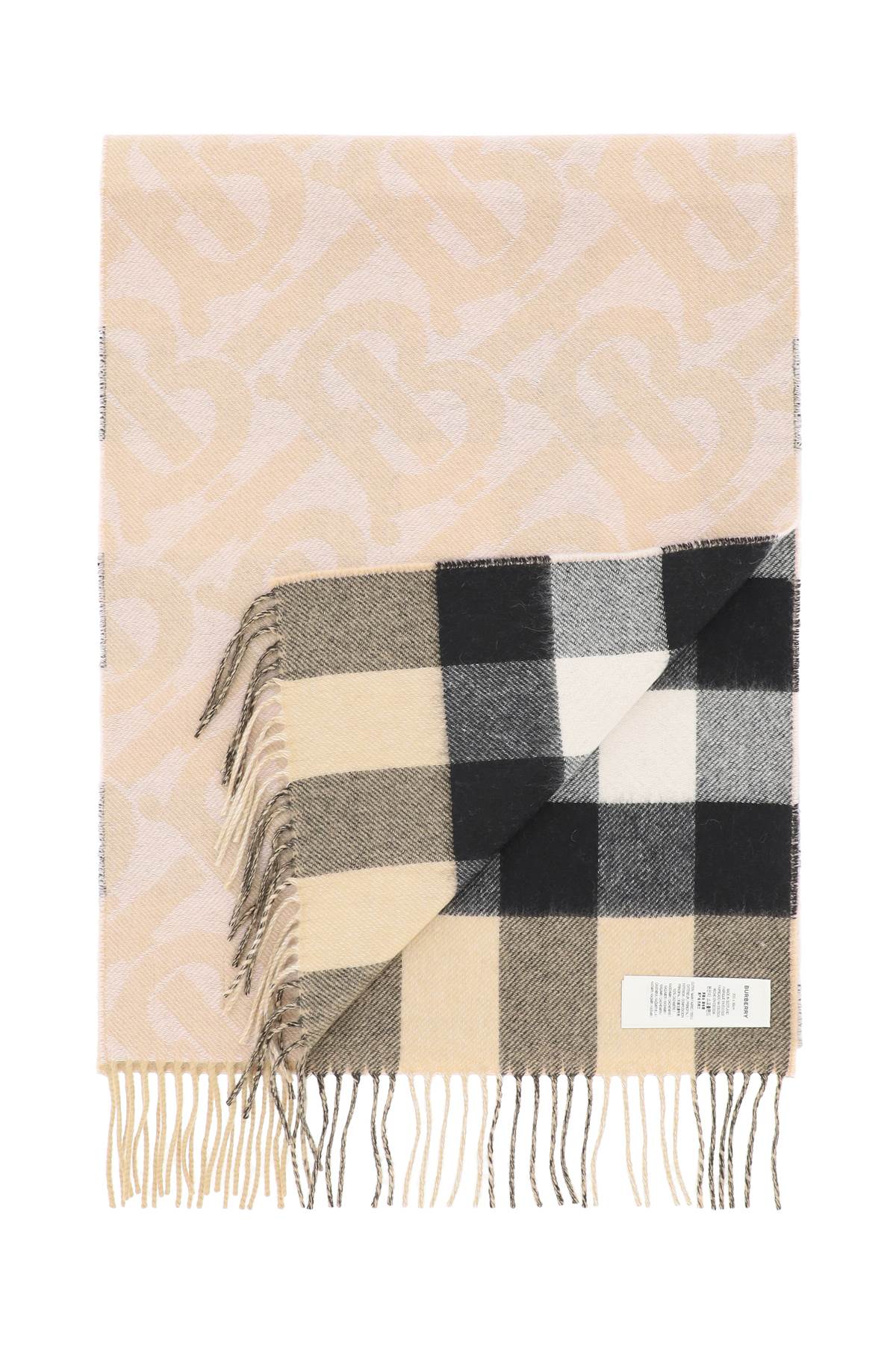Burberry reversible cashmere scarf