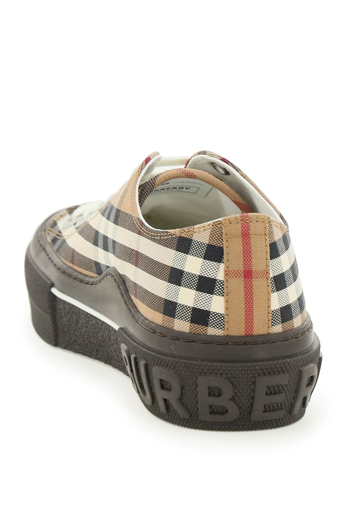 Burberry vintage check cotton sneakers