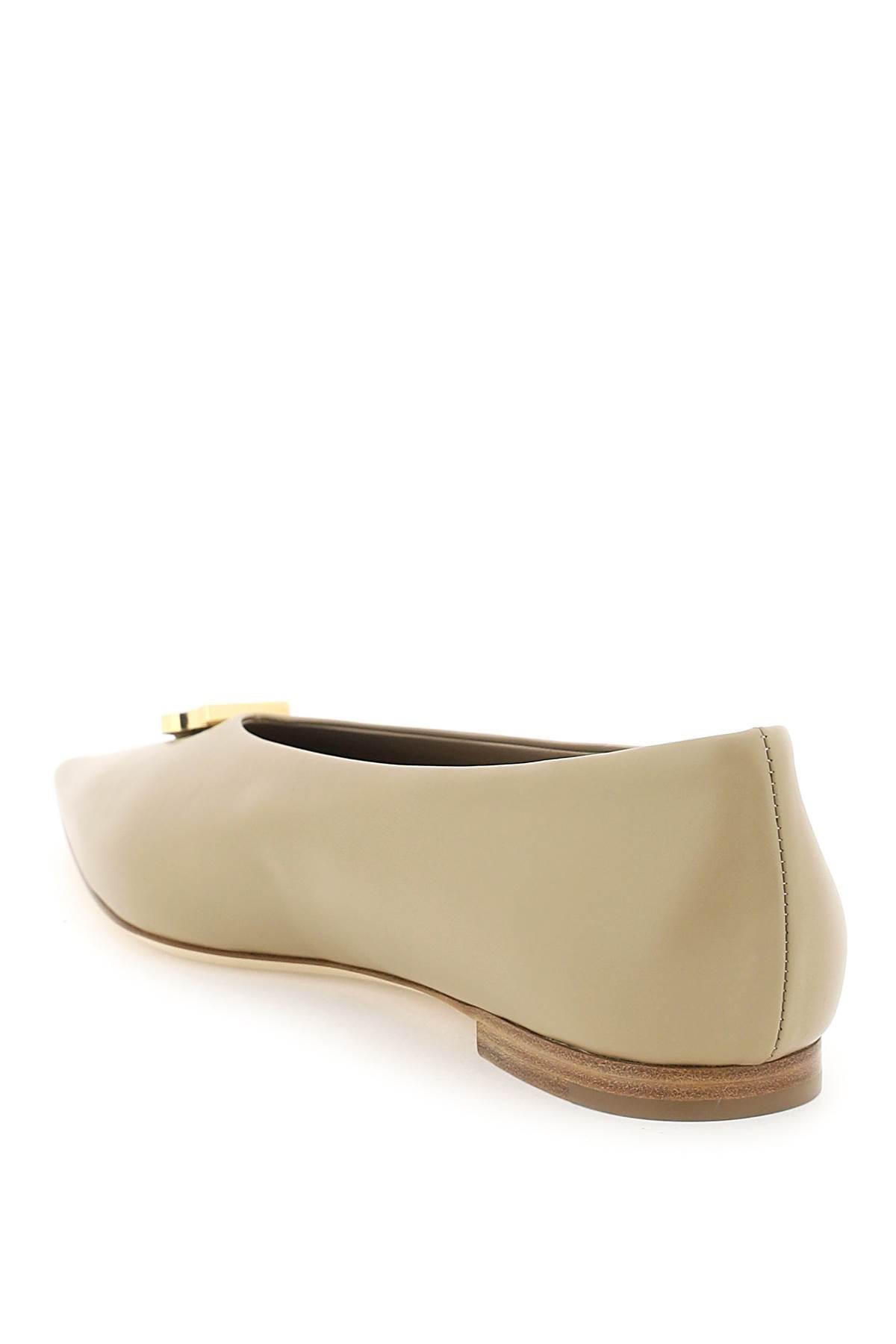 Burberry pointed leather ballet flats