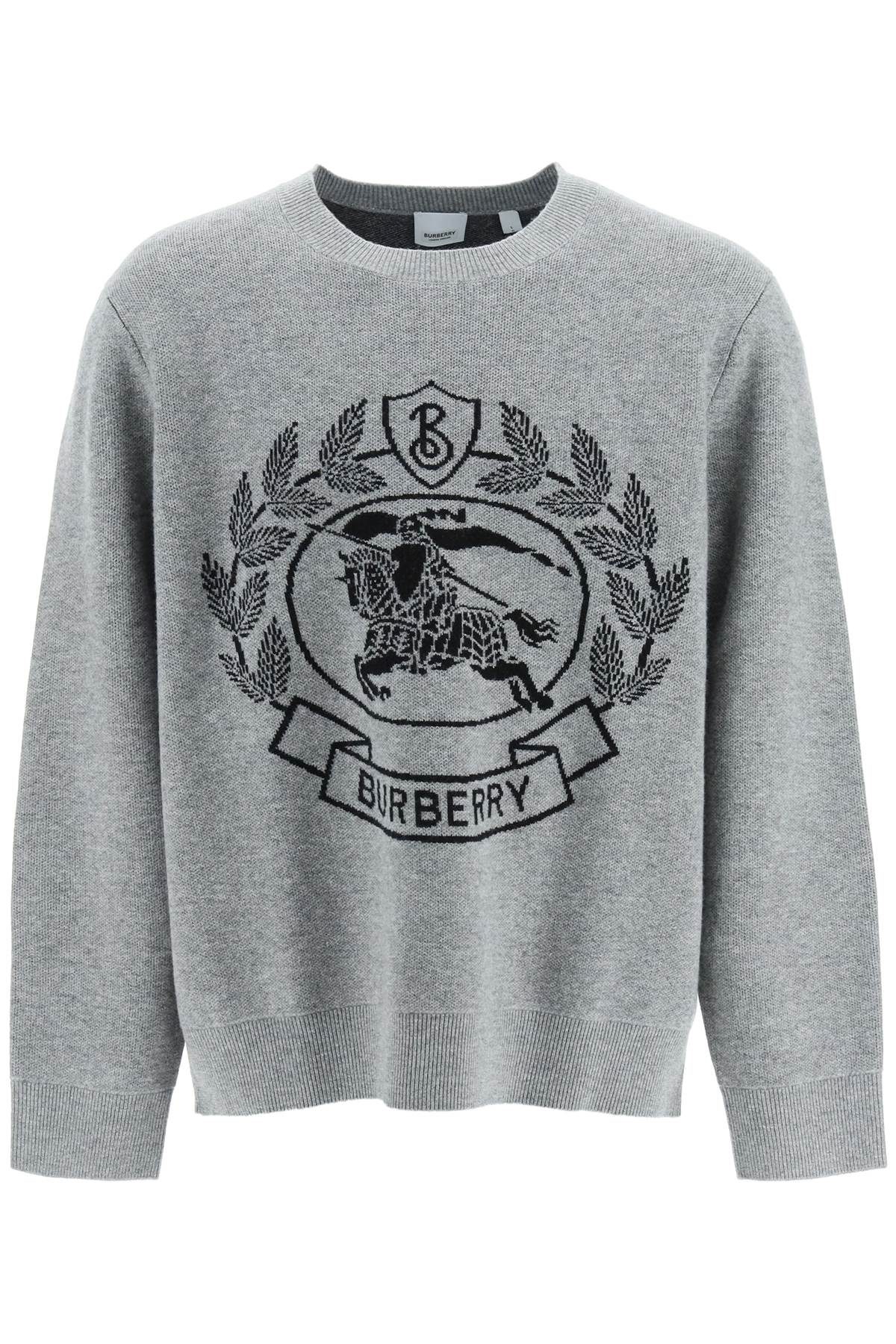 Burberry equestrian knight jacquard sweater