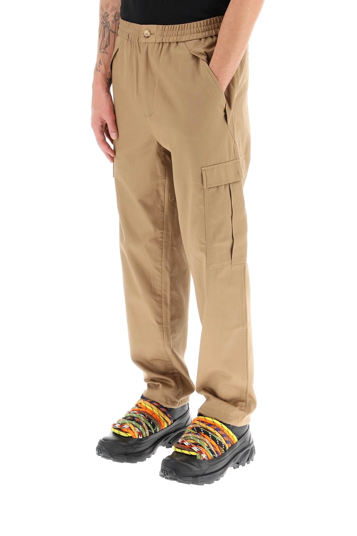 Burberry cotton cargo trousers