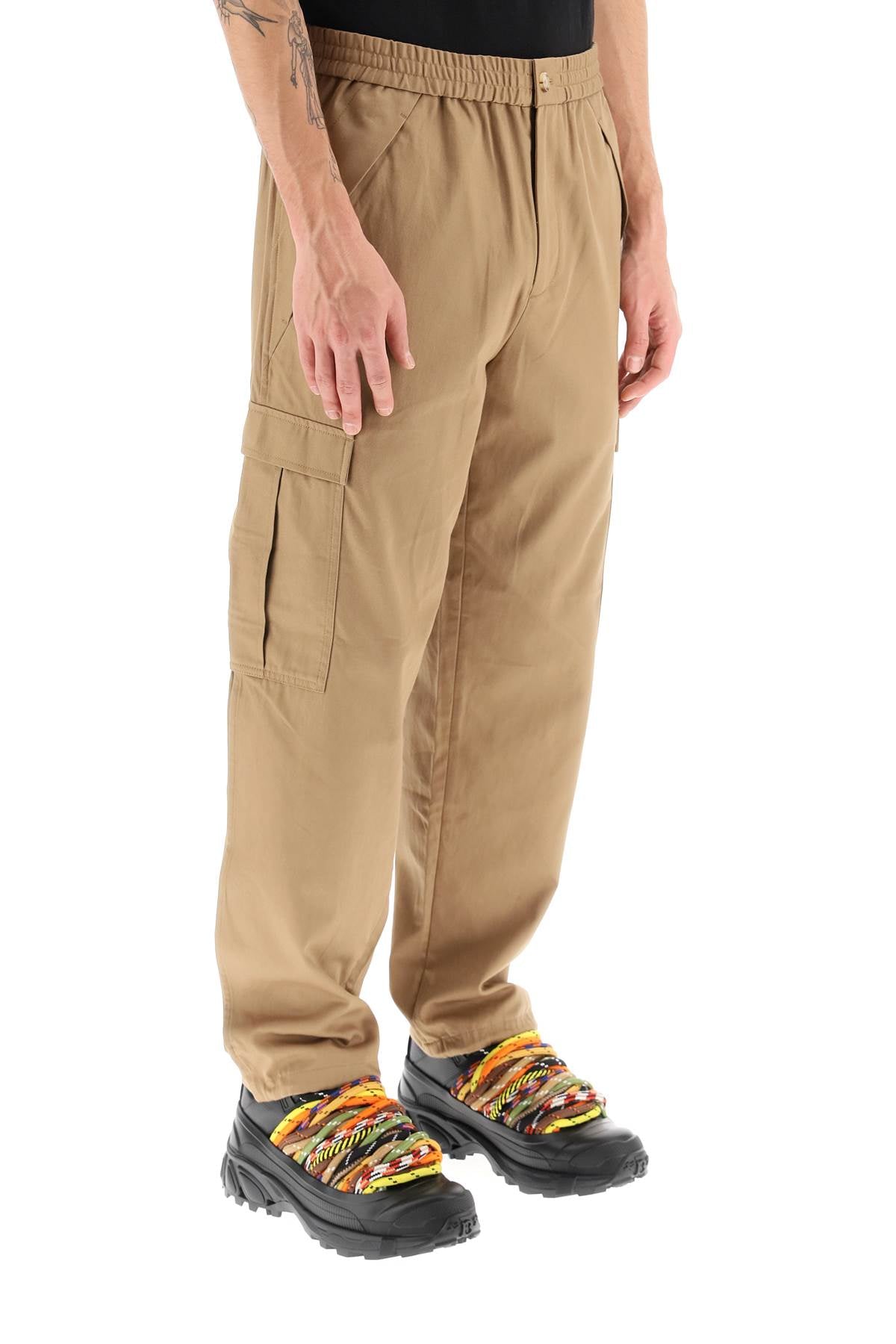 Burberry cotton cargo trousers