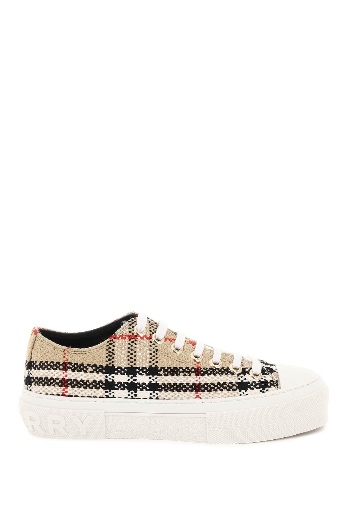 Burberry vintage check cotton sneakers