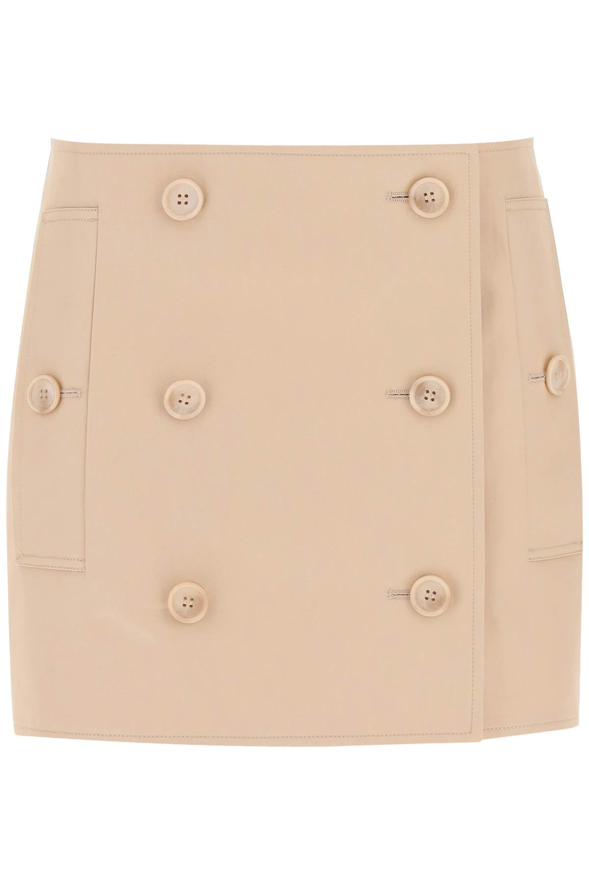 Burberry wrap mini-skirt