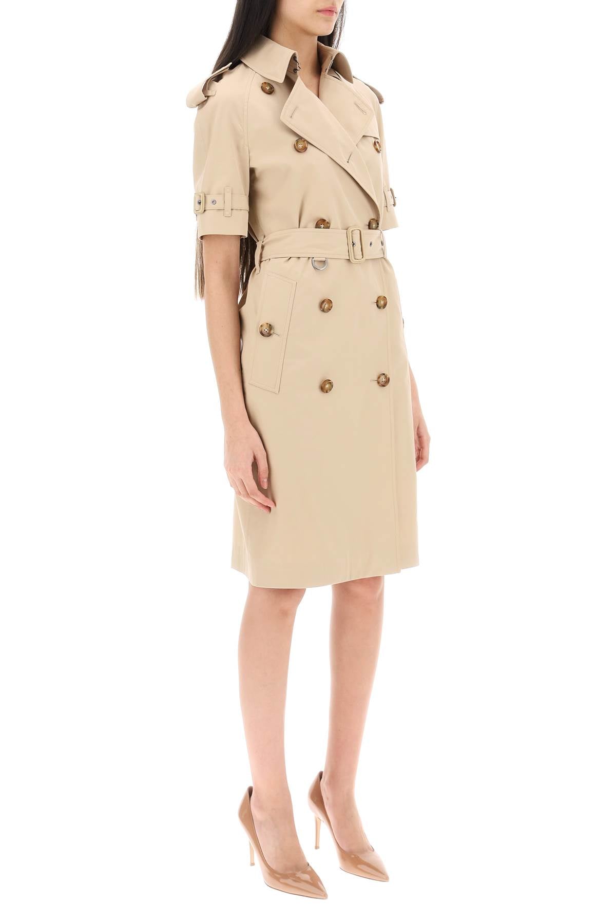 Burberry short sleeve trench coat