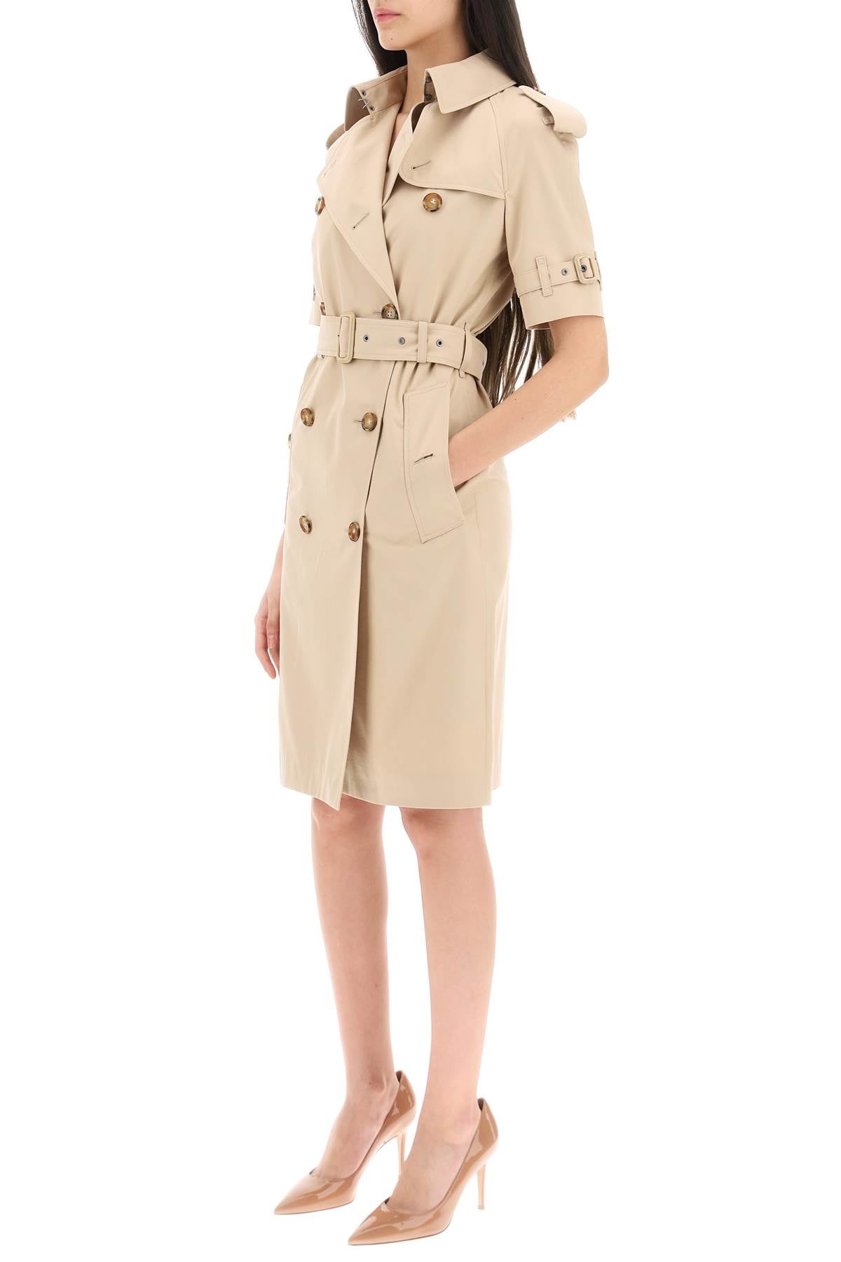 Burberry short sleeve trench coat