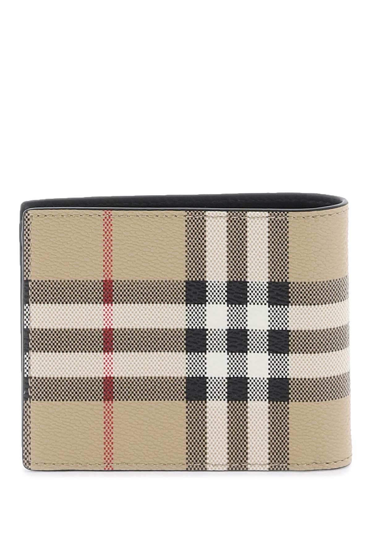 Burberry bifold wallet with check motiv