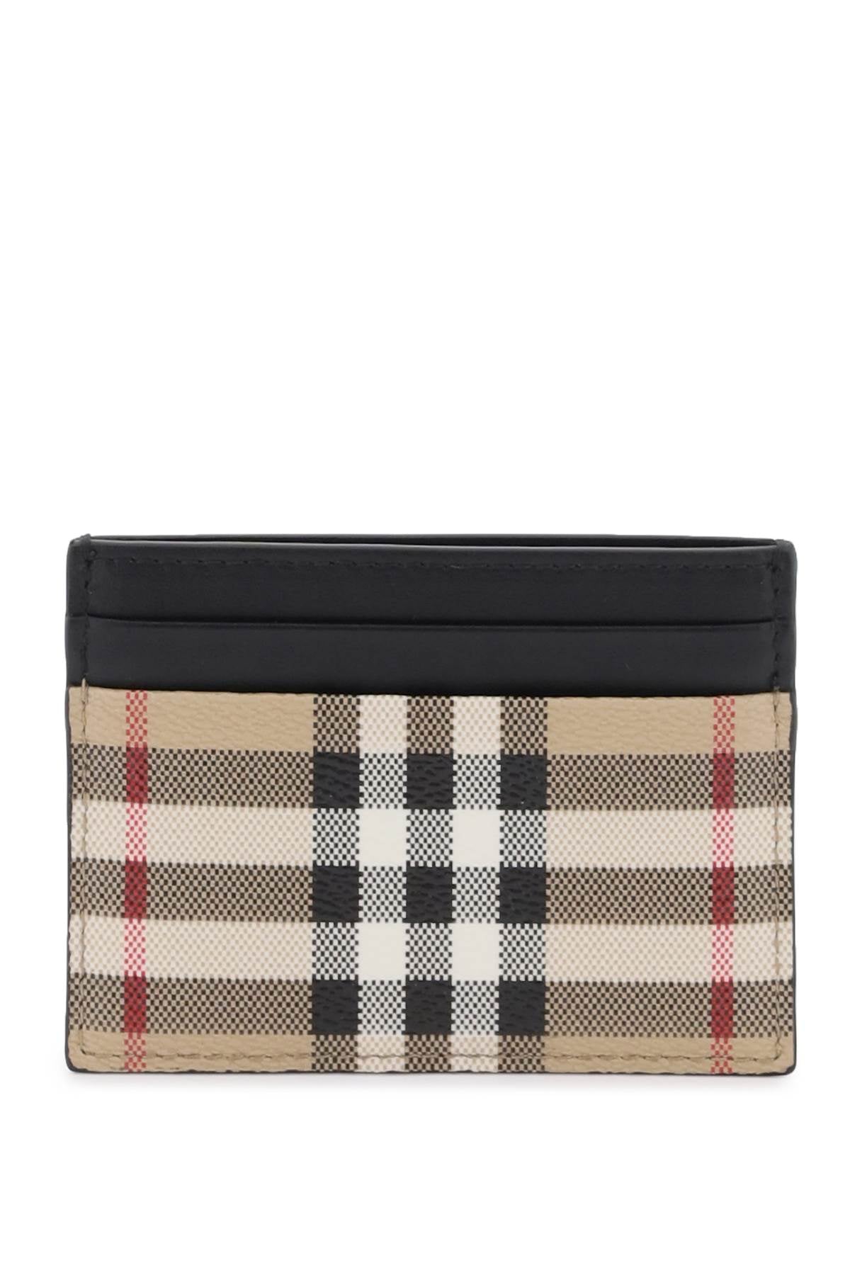 Burberry vintage check card holder