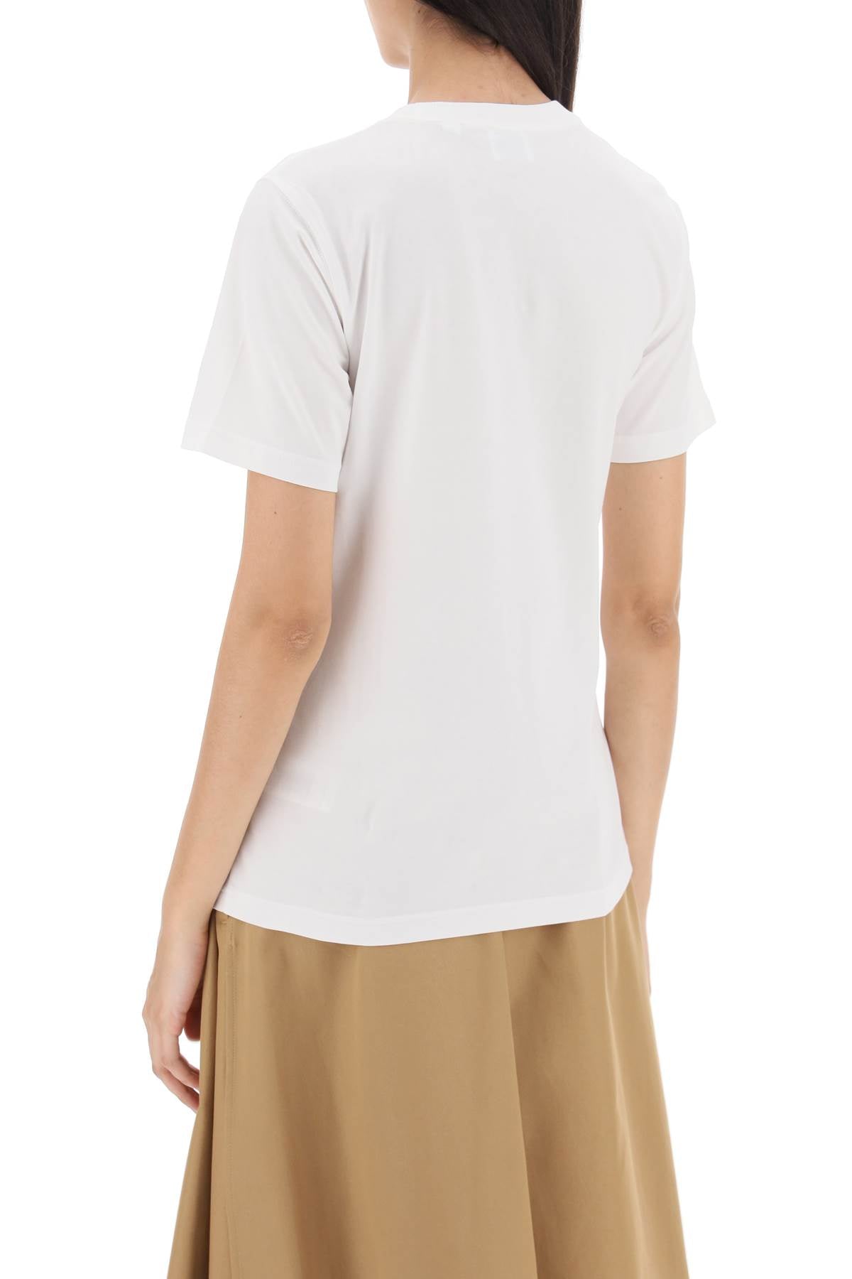 Burberry 'margot' t-shirt with ekd embroidery