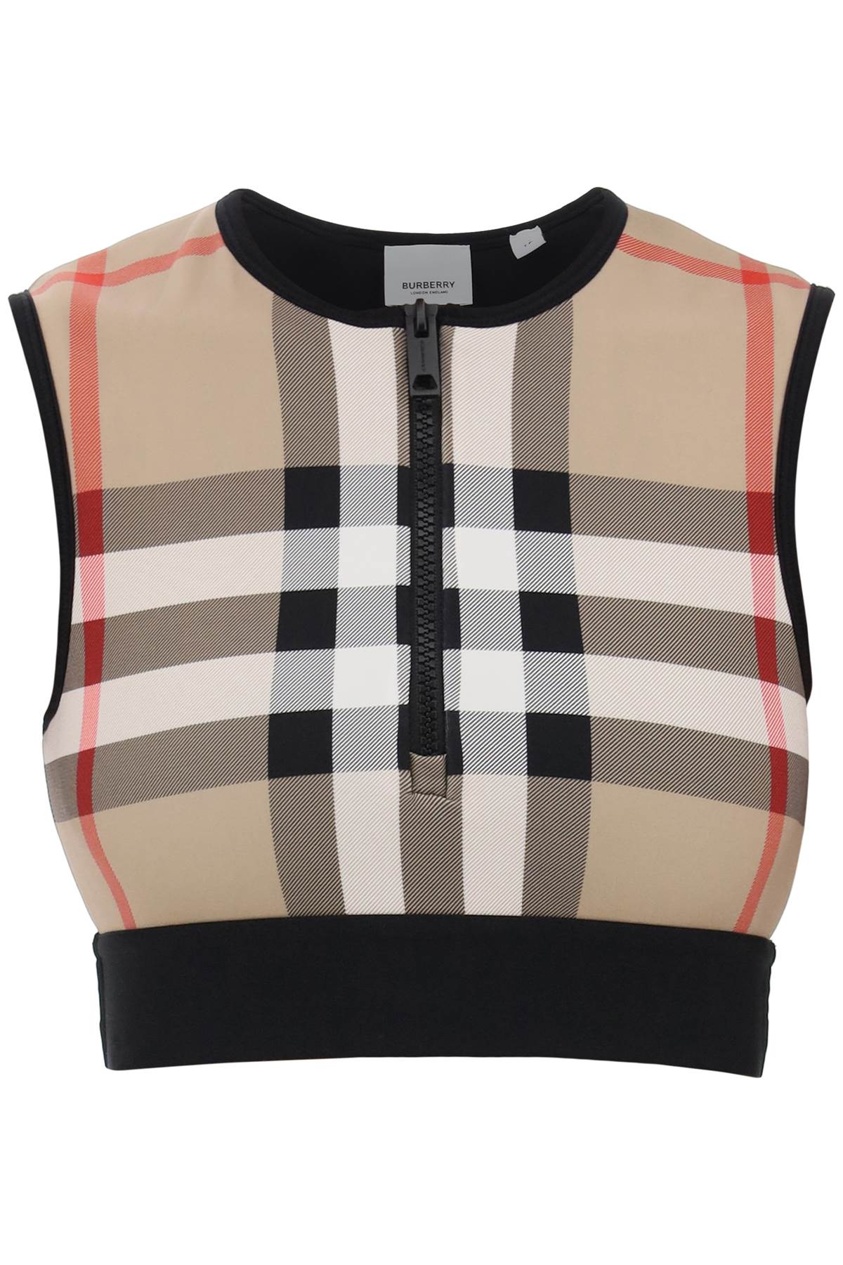 Burberry zadie scuba crop top