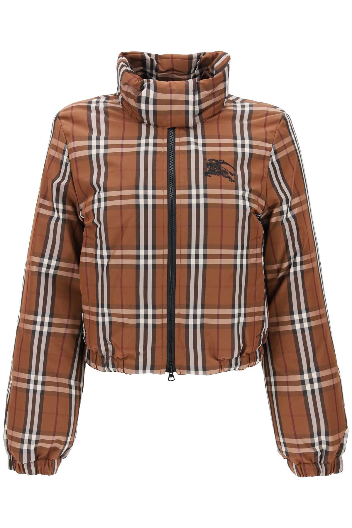 Burberry 'eype' down jacket with burberry check motif