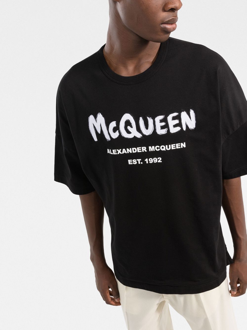 Alexander McQueen T-shirts and Polos Black