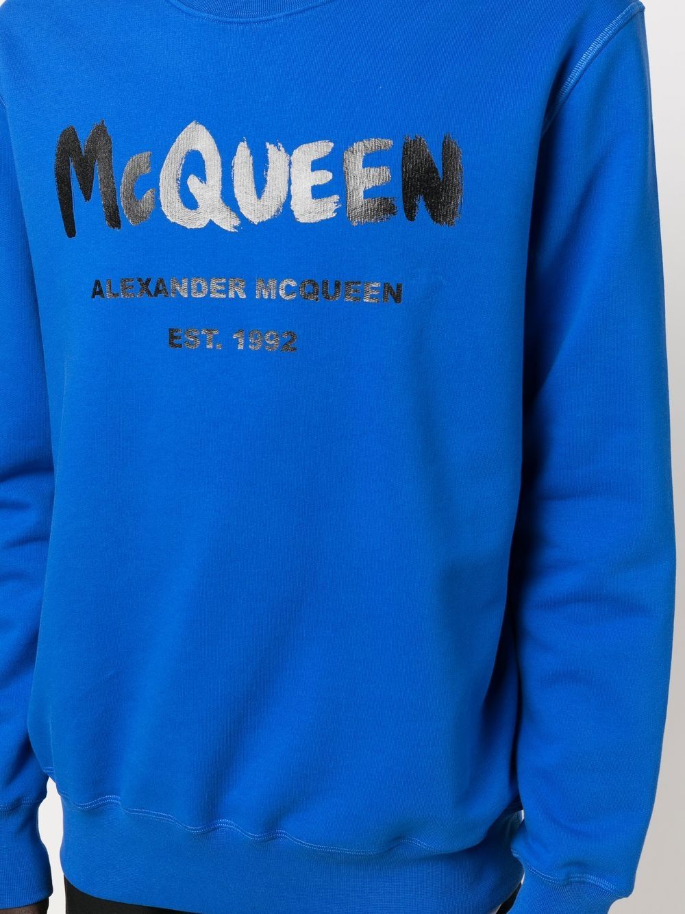 Alexander McQueen Sweaters Blue