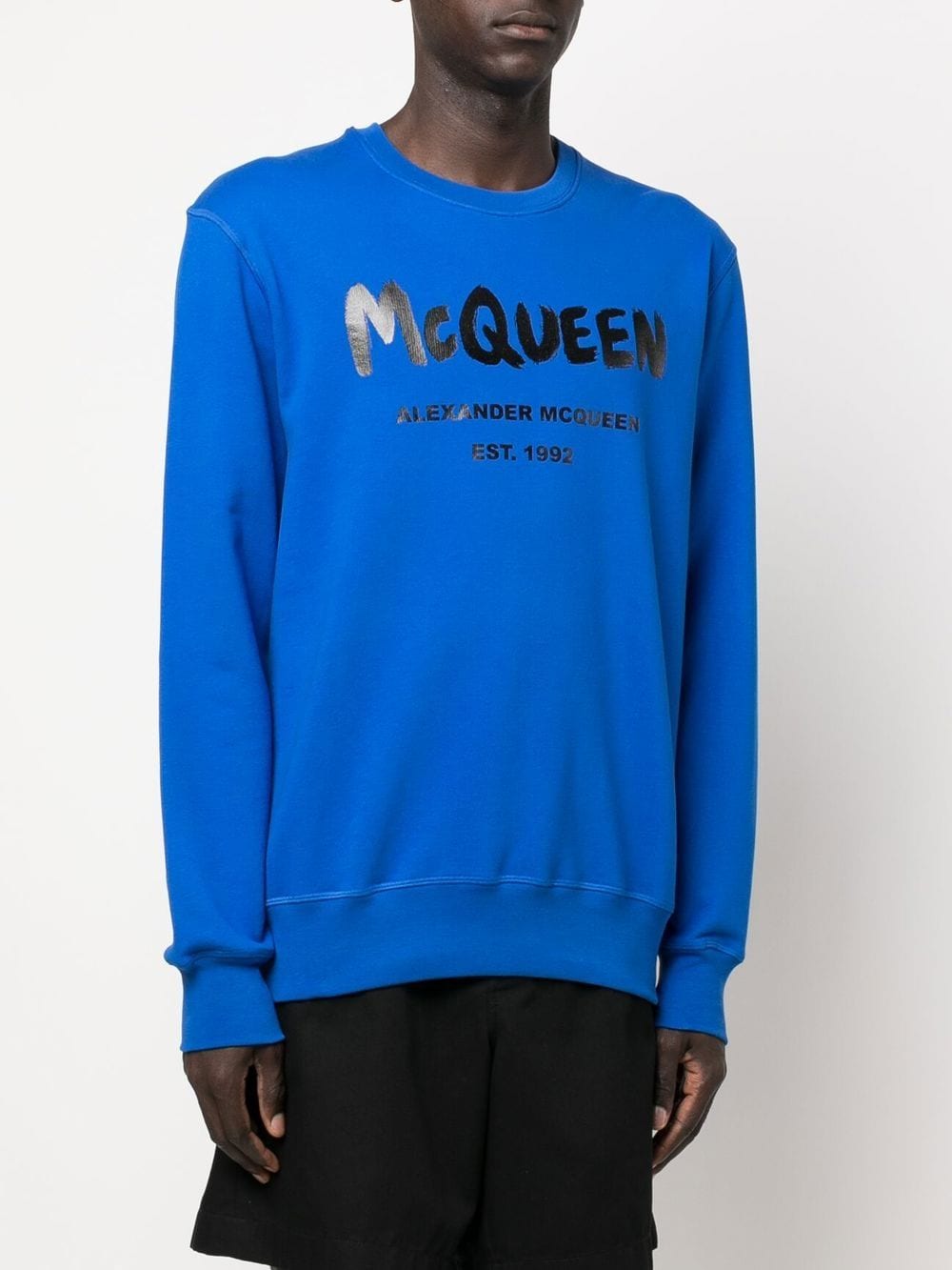 Alexander McQueen Sweaters Blue