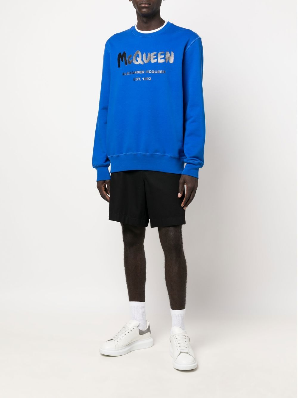 Alexander McQueen Sweaters Blue