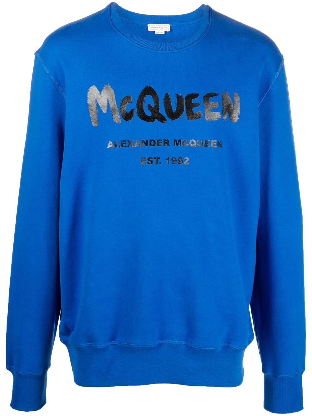 Alexander McQueen Sweaters Blue